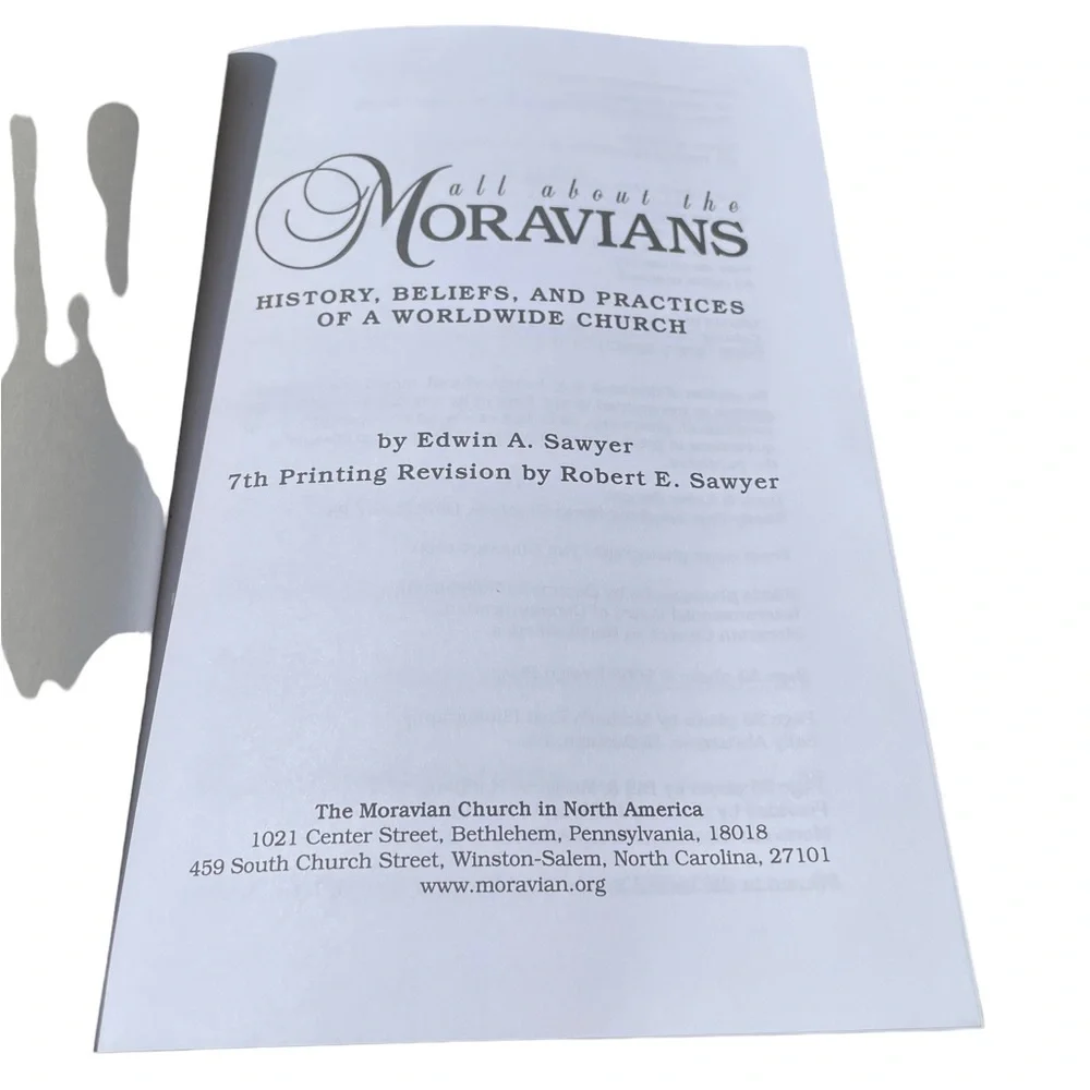 Book All About The Moravians History Beliefs & Practices of a Worldwide Church - Picture 3 of 7
